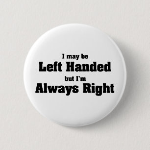 Linkshändig Button