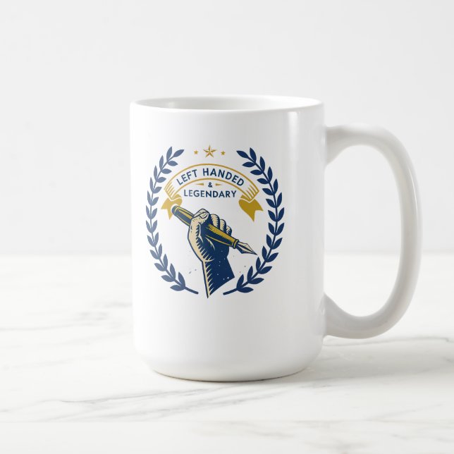 Linkshändig & Legendär  Kaffeetasse (Rechts)