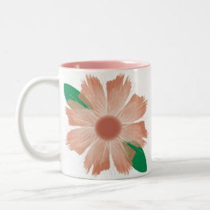 Linkshändige Blume verblaßt Scripture-Tasse Zweifarbige Tasse