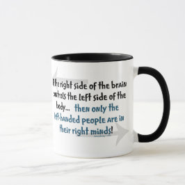 Linkshändige Leute Tasse