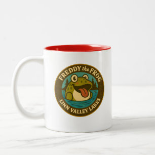 Linn Valley Lakes T-Shirt Zweifarbige Tasse