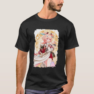 Linnea Geo Augury Bird Art 03 Einfaches dunkles T-Shirt