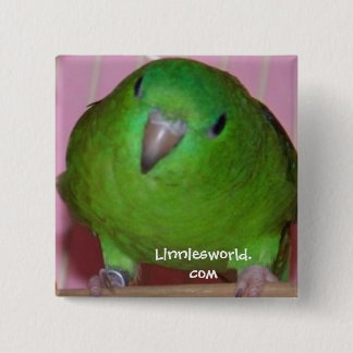 Linnie Parakeet-Knopf Button