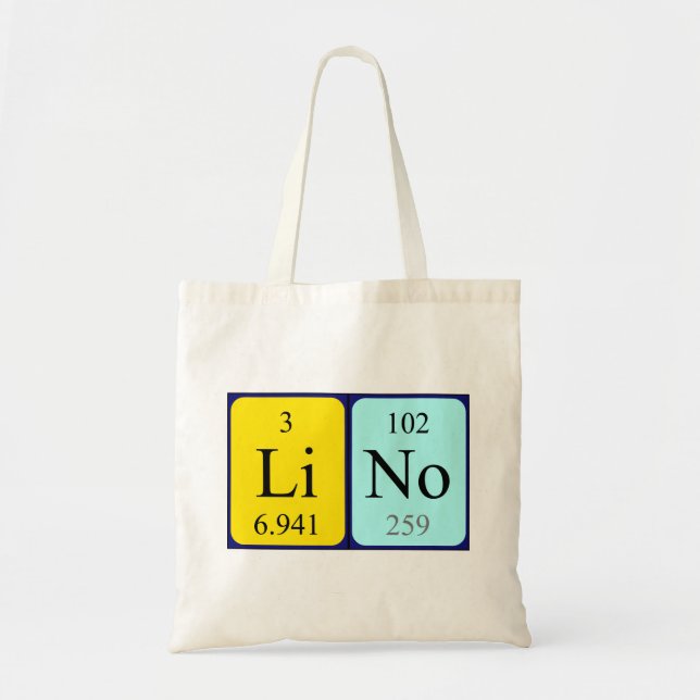 Lino Periodenname Tasche (Vorne)