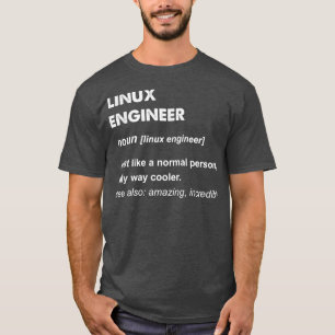 Linu Engineer-Geschenk T-Shirt