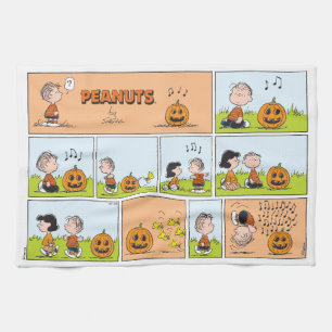 Linus & Lucy Gesang Jack-O-Lantern Geschirrtuch