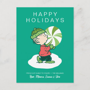 Linus Pfefferminzbonbon Feiertagspostkarte