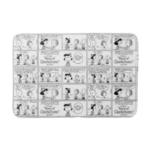 Linus Tells Lucy Sie ist Crabby Badematte
