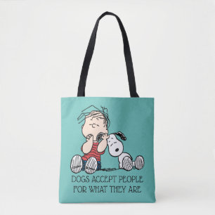 Linus tröstet von Snoopy's Ohr Tasche