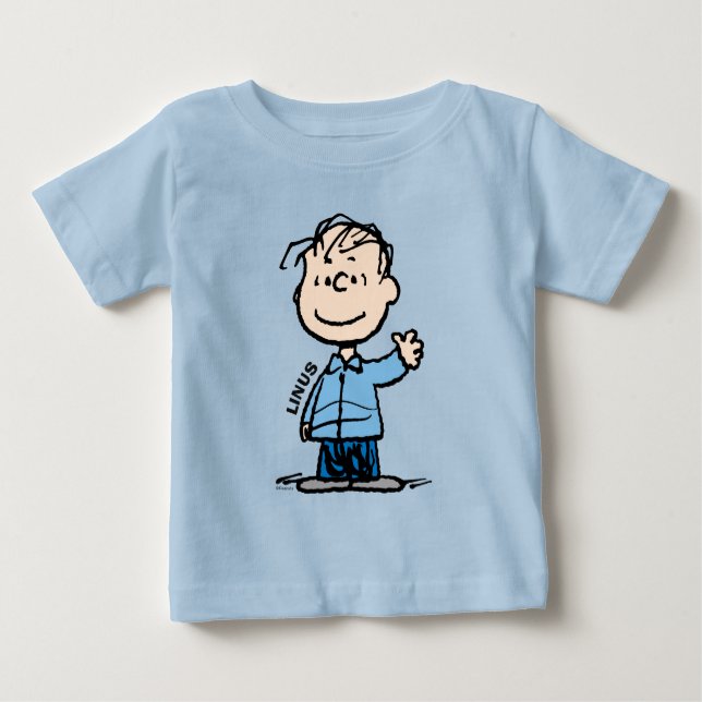 Linus Waving Baby T-shirt (Vorderseite)