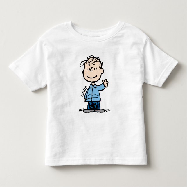 Linus Waving Kleinkind T-shirt (Vorderseite)