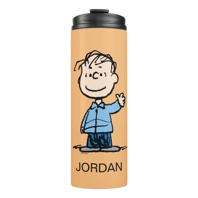 Linus Waving | Name hinzufügen Thermosbecher (Vorderseite)