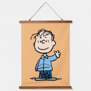 Linus Waving Wandteppich Mit Holzrahmen
