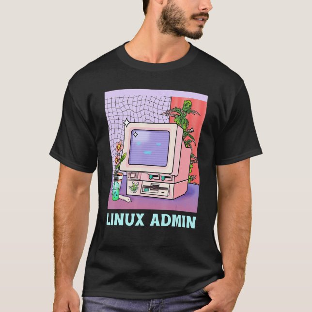 Linux Admin Linux Penguin  Linux Information Skill T-Shirt (Vorderseite)