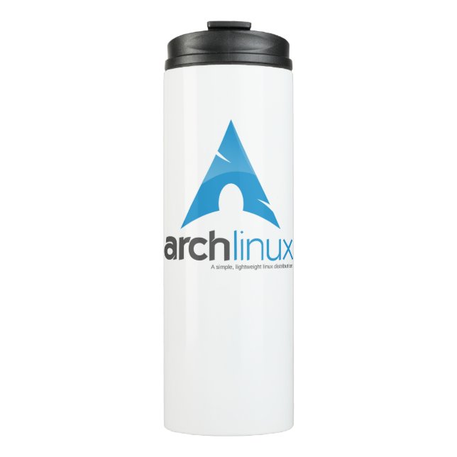 Linux - Arch Linux Thermal Tumbler Thermosbecher (Vorderseite)