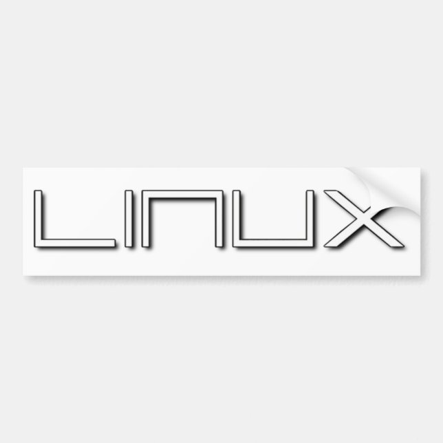 LINUX AUTOAUFKLEBER (Vorne)