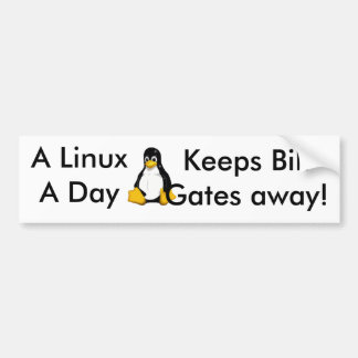 Linux ein Tag… Autoaufkleber