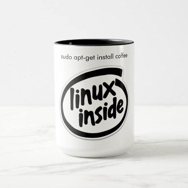 Linux inside - Sudo Coffee Tasse (Zentrum)