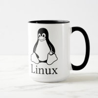 Linux-Logo mit Tux der Linux-Pinguin