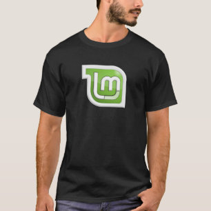 Linux - MINT Front- und Back-T - Shirt