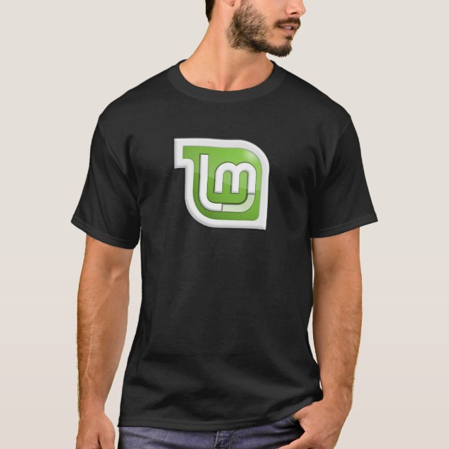Linux - MINT Front- und Back-T - Shirt (Vorderseite)