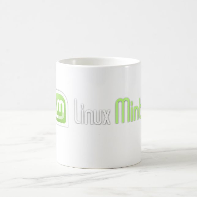Linux-Minze Kaffeetasse (Mittel)