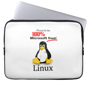 Linux Neopren-Laptop-Hülle 13" - Microsoft Frei Laptopschutzhülle