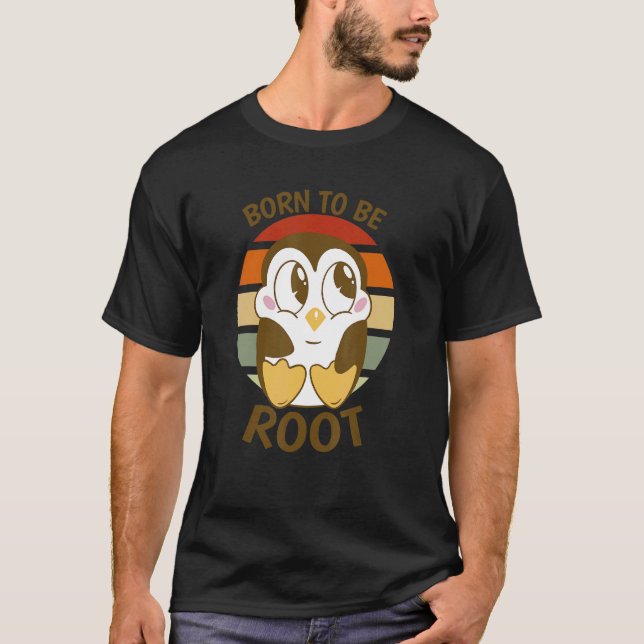 Linux Nerd Programmieren Debuggen Niedlicher Pingu T-Shirt (Vorderseite)
