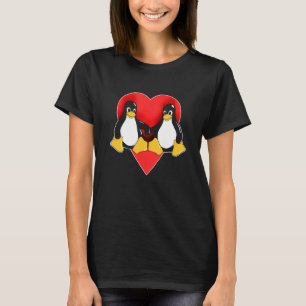 Linux Pinguin sucht Systemadministrator für Comm T-Shirt