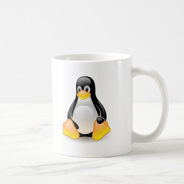 Linux-PinguinTux Kaffeetasse (Rechts)