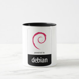 Linux - Powered by Debian Tasse
