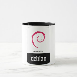 Linux - Powered by Debian Tasse