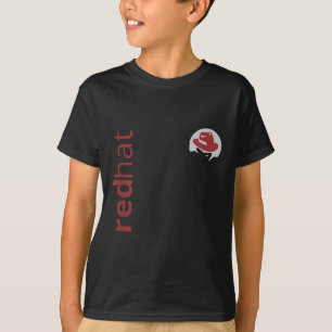 Linux Red Hat Fan T-Shirt Tux Penguin Open Source