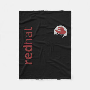 Linux Red Hat Fan T-Shirt Tux Penguin Open Source Fleecedecke