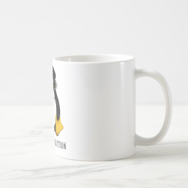 Linux-Revolution Kaffeetasse (Rechts)
