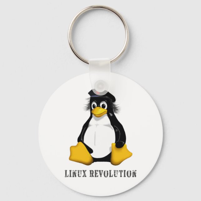 Linux-Revolution Schlüsselanhänger (Vorderseite)