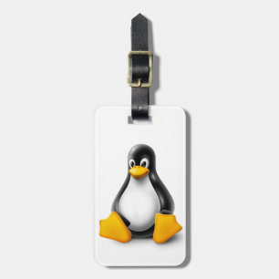 Linux Tux der Pinguin Gepäckanhänger