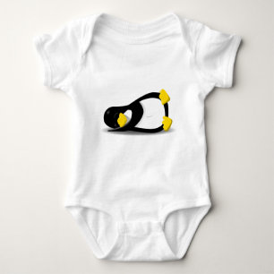 Linux Tux sleeping Baby Strampler
