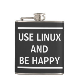 Linux verwenden und glücklich sein flachmann