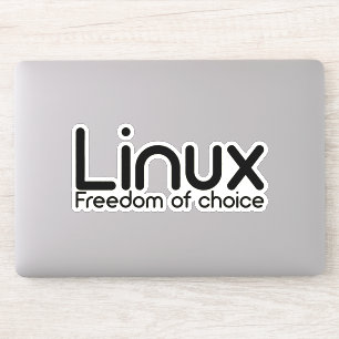 Linux - Wahlfreiheit Aufkleber