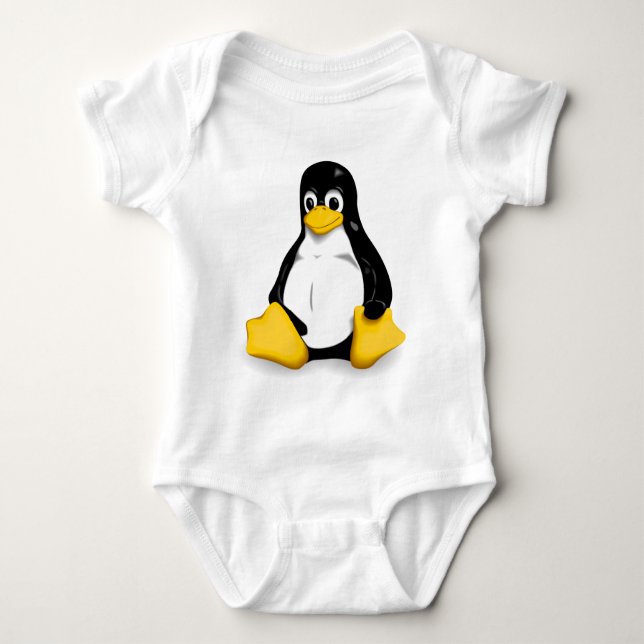 Linuxtux-Bio Baby-Strampler Baby Strampler (Vorderseite)