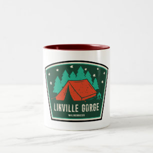 Linville Gorge Wilderness North Carolina Camping Zweifarbige Tasse