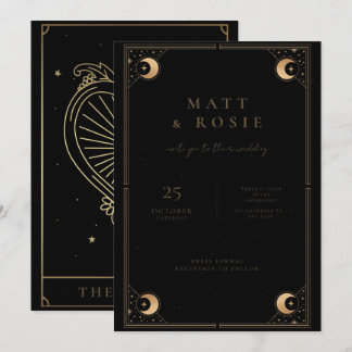 L'Invitation Amoureux, Faire-part de mariage Tarot