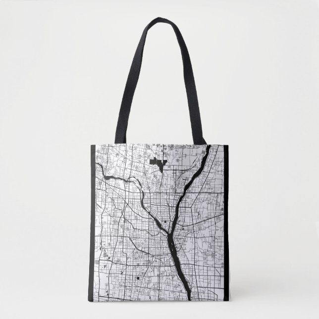 Linyi China Karte Tasche (Vorderseite)