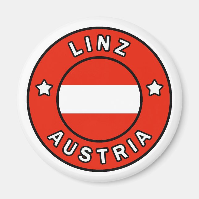Linz Österreich Magnet (Vorne)