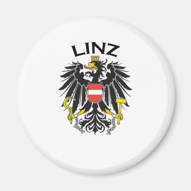 Linz, Österreich Magnet (Vorne)