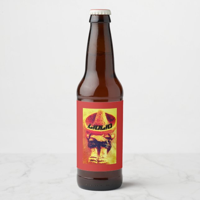 Lio Beer Flaschenetikett Bierflaschenetikett (Vorderseite)
