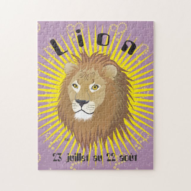 Lion 23 juillet 22 août puzzle (Vertical)