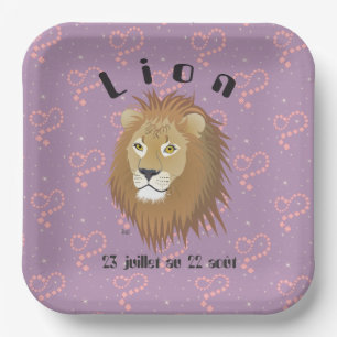 Lion 23 juillet au 22 août Assiette