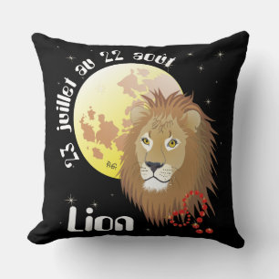 Lion 23 juillet au 22 août Coussin Kissen
